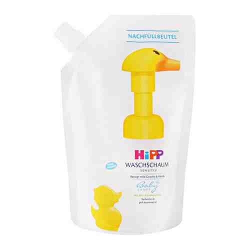 Пенка для лица и рук детская Hipp Babysanft уточка для чувствительной кожи сменный блок 250 мл арт. 3426319