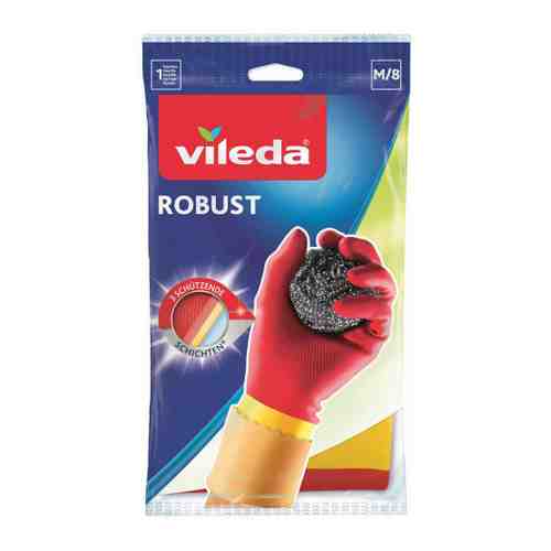 Перчатки хозяйственные Vileda особо прочные размер M арт. 3281283
