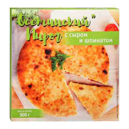 Пирог Осетинский с сыром и шпинатом замороженный 500 г арт. 3472854
