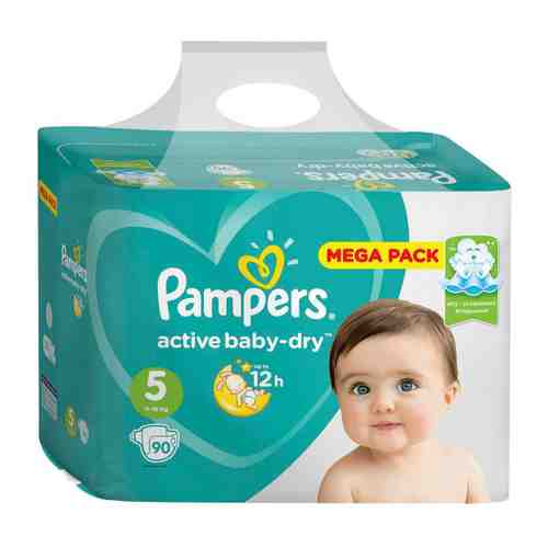Подгузники Pampers Active Baby-Dry Junior 6 (11-16 кг, 90 штук) арт. 3351844