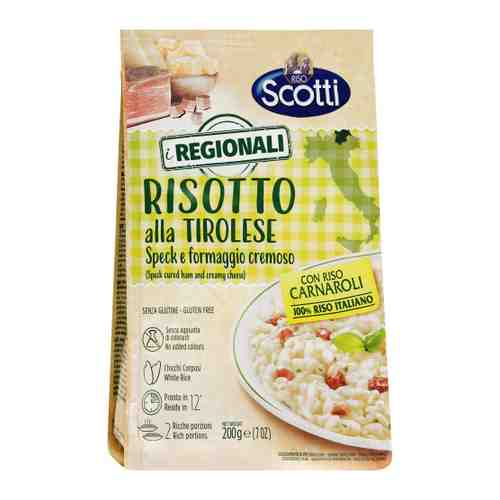 Ризотто Riso Scotti I Regionali Risotto Alla Tirolese с вяленой ветчиной и сливочным сыром 200 г арт. 3451676