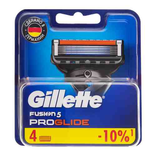 Кассеты сменные для бритья Gillette Fusion 5 Proglide 4 штуки арт. 3058766