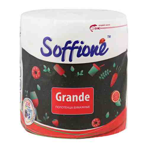 Полотенца бумажные Soffione Grande 2-слойные 1 pулон арт. 3375014