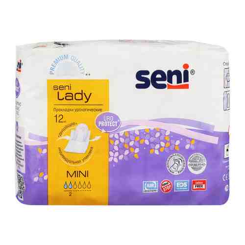 Прокладки урологические Seni Lady mini 2 капли 12 штук арт. 3124914