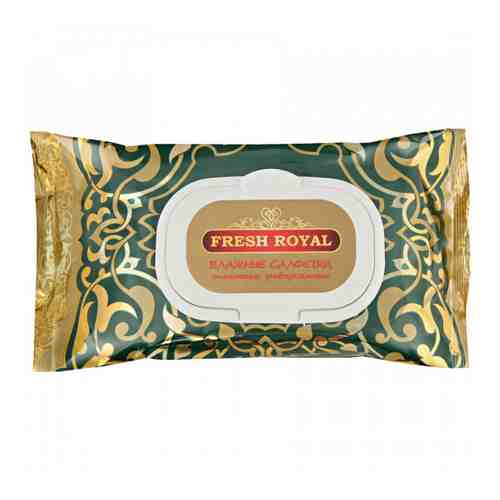 Влажные салфетки Fresh Royal очищающие универсальные 120 штук арт. 3373398