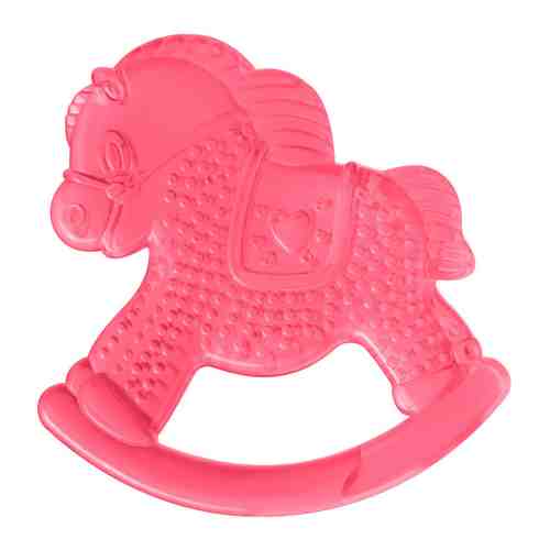 Прорезыватель Курносики Любимые животные Лошадь и медведь с водой с 4 месяцев розовый арт. 3416695