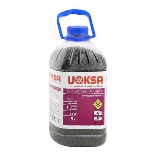 Противогололедный материал Uoksa гранитная крошка бутылка 5 кг арт. 3431096