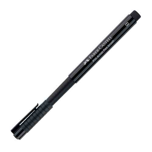 Ручка капиллярная Faber-Castell Pitt Artist Pen Brush кистевая черная (толщина линии 0.8 мм) арт. 3512804
