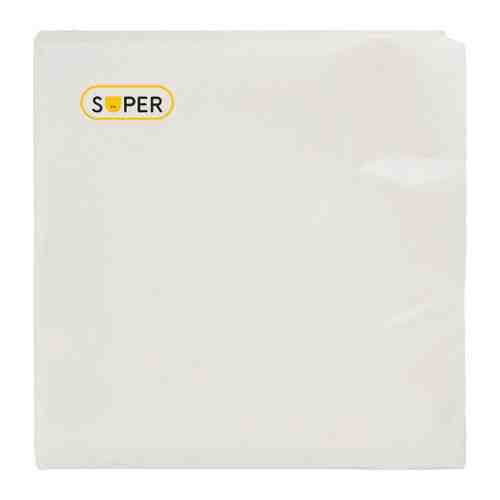 Салфетки бумажные Super белые 3 слоя 33x33 см 20 штук арт. 3421103