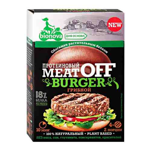 Смесь для овощного бургера Bionova MeatOff грибной арт. 3436596