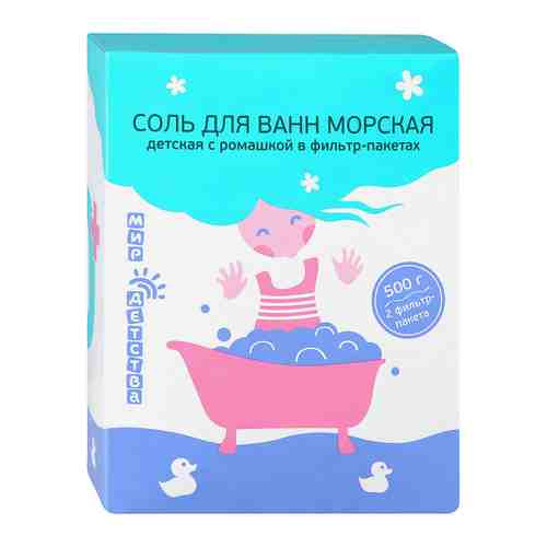 Соль для ванн детская Мир детства с ромашкой 500 г арт. 3416850