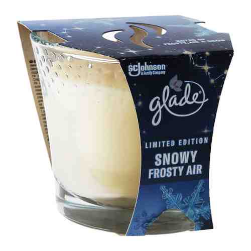 Свеча ароматическая Glade Snowy Frosty Air 129 г арт. 3496316