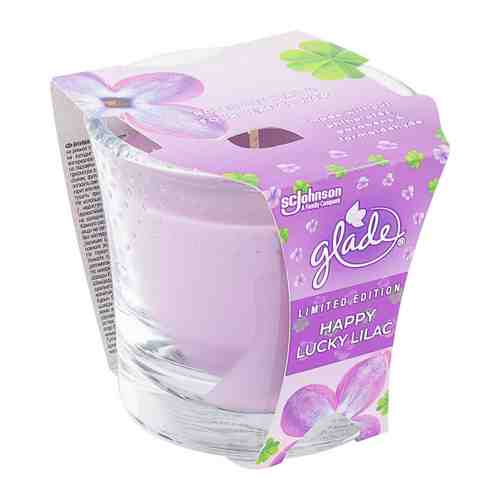 Свеча Glade ароматизированная Happy lucky lilac 129 г арт. 3518926