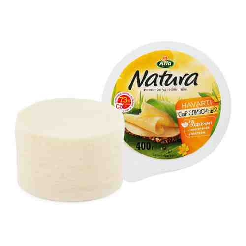 Сыр полутвердый Arla Natura сливочный 45% 400 г арт. 3260899