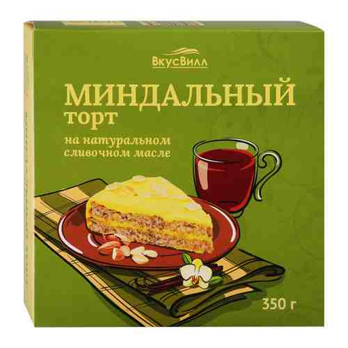 Торт Миндальный замороженный ВкусВилл 350 г арт. 3385582