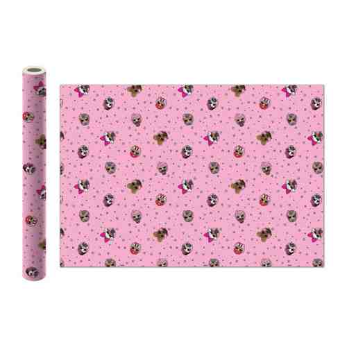 Упаковочная бумага ND Play LOL розовая 690х990 мм (2 штуки в рулоне) арт. 3429683