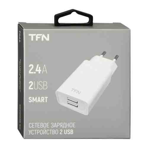 Устройство зарядное TFN 2USB сетевое 2.4A без кабеля белое арт. 3475090