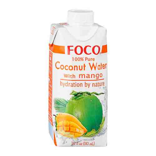 Вода кокосовая Foco со вкусом манго негазированная 0.33 л арт. 3272180