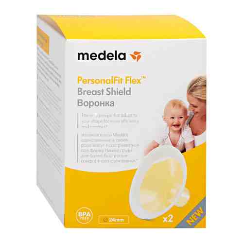 Воронка Medela PersonalFit Flex M к молокоотсосу 24 мм арт. 3470439