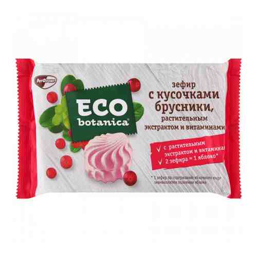 Зефир Рот Фронт Eco botanica с кусочками брусники растительным экстрактом и витаминами 250 г арт. 3376294