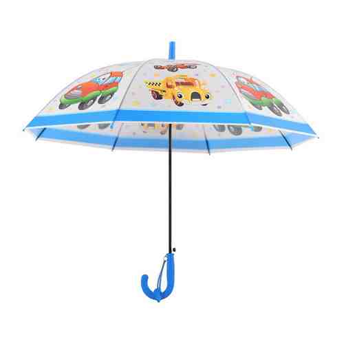 Зонт детский Мультидом Любимые машинки полуавтомат 40 см арт. 3428382