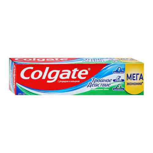 Зубная паста Colgate Тройное действие натуральная мята комплексный уход 150 мл арт. 3055355