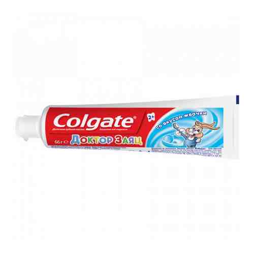 Зубная паста детская Colgate доктор заяц со вкусом жвачки с 2 лет 50 мл арт. 3235917