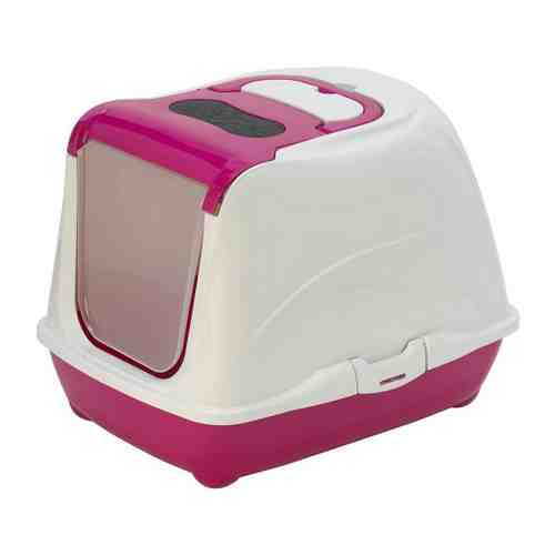 Био-туалет Moderna Flip Cat с совком розовый 50x39x37 см арт. 3500606
