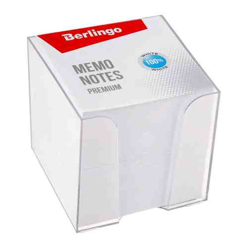 Блок для записей Berlingo Premium белый в боксе 100 листов 90x90x90 мм арт. 3402725