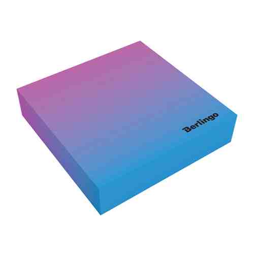 Блок для записей Berlingo Radiance декоративный проклеенный голубой/розовый 200 листов 85х85 мм арт. 3455288