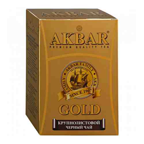 Чай Akbar Gold черный крупнолистовой 250 г арт. 3339287
