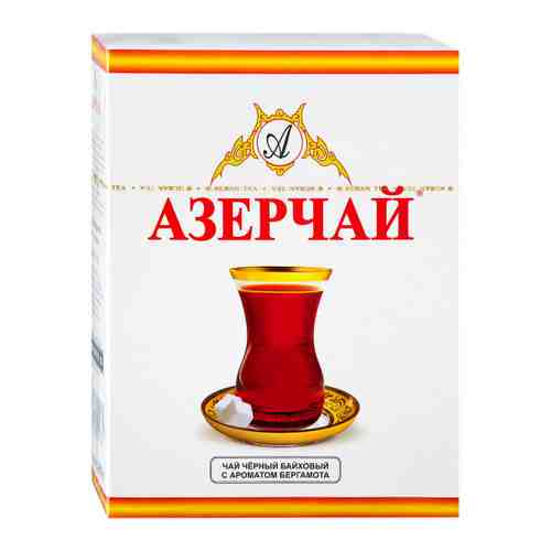 Чай Азерчай черный байховый с бергамотом 400 г арт. 3440850