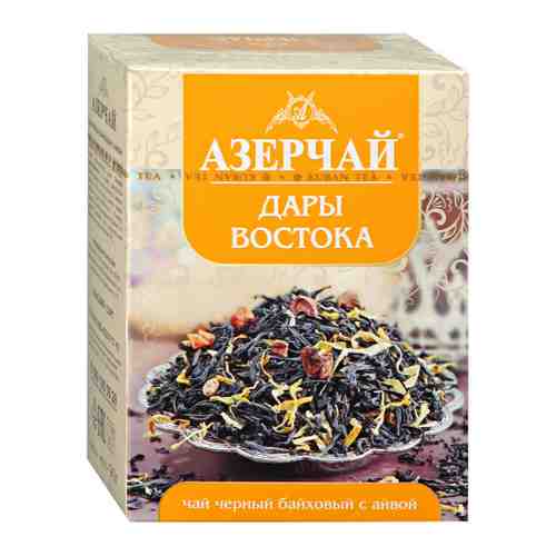 Чай Азерчай Дары востока черный байховый с айвой листовой 90 г арт. 3471813