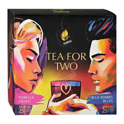 Чай Curtis Tea for two ассорти 50 пакетиков по 2 г арт. 3425253