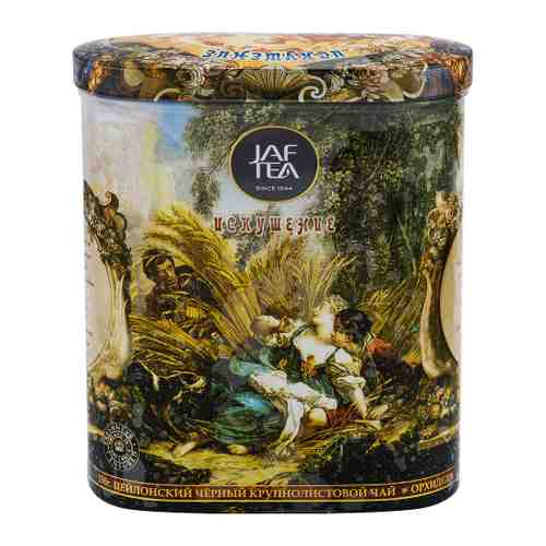 Чай Jaf Tea OPA Искушение черный листовой с лепестками орхидеи 150 г арт. 3442524
