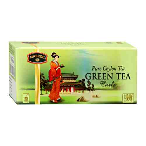 Чай Mabroc Зеленые кольца зеленый 25 пакетиков по 2 г арт. 3461318