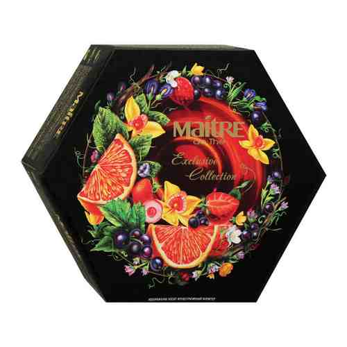 Чай Maitre de The Exсlusive Collection Ассорти 12 вкусов по 5 пакетиков по 2 г арт. 3354301