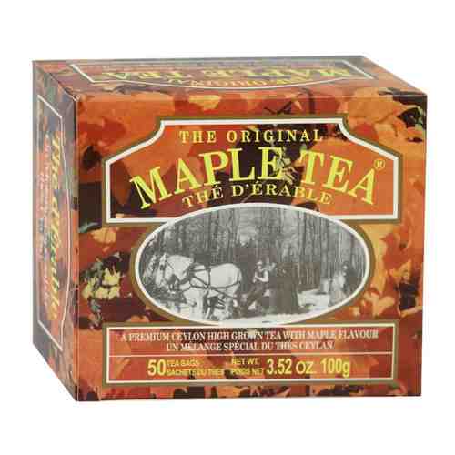 Чай Mlesna Maple черный с ароматом сока канадского клена 50 пакетиков по 2 г арт. 3456386