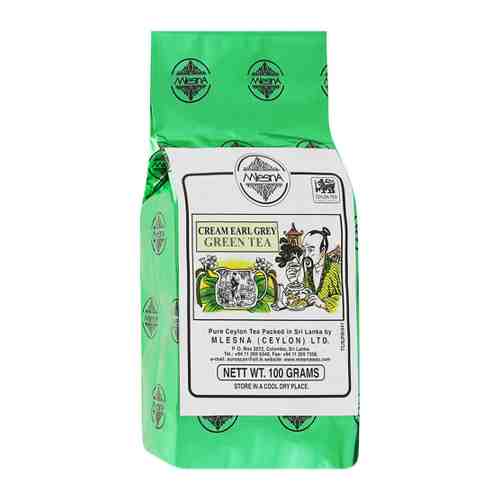 Чай Mlesna зеленый с ароматом бергамота со сливками 100 г арт. 3456398