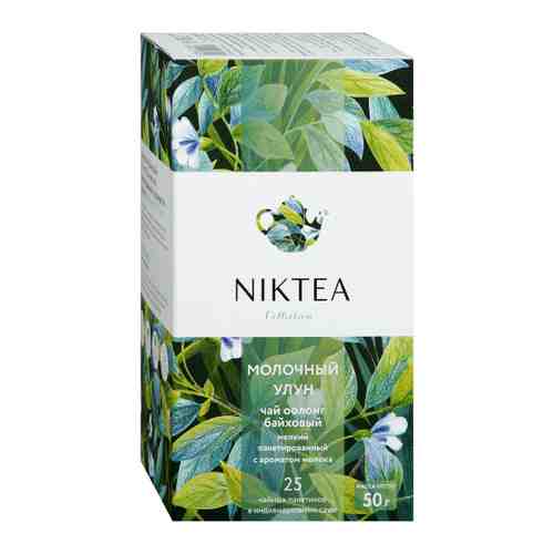 Чай Niktea Молочный улун мелкий с ароматом молока 25 пакетиков по 2 г арт. 3382012