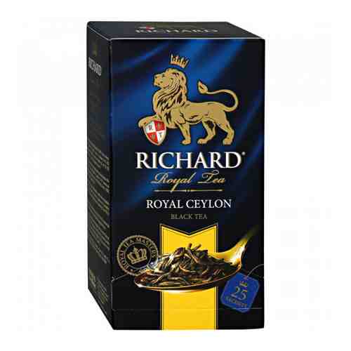 Чай Richard Royal Ceylon черный 25 пакетиков по 2 г арт. 3366665