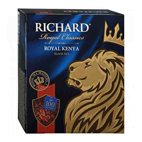 Чай Richard Royal Kenya черный 100 пакетиков по 2 г арт. 3366650