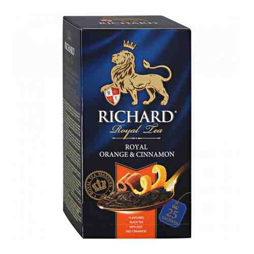 Чай Richard Royal Orange Cinnamon черный с корицей и апельсином 25 пакетиков по 2 г арт. 3377730