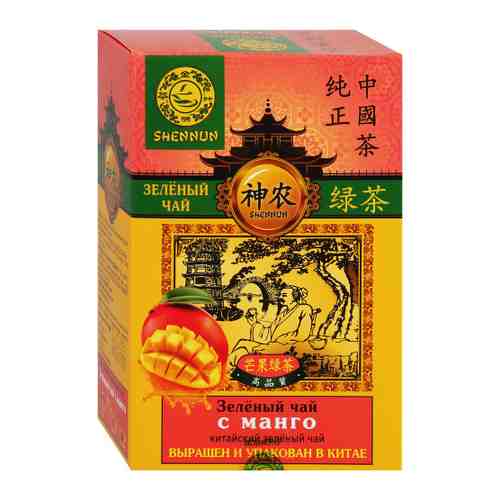 Чай Shennun зеленый крупнолистовой с манго 100 г арт. 3394354