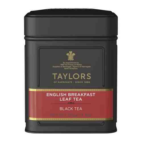 Чай Taylors English Breakfast Leaf Tea черный листовой 125 г арт. 3356321