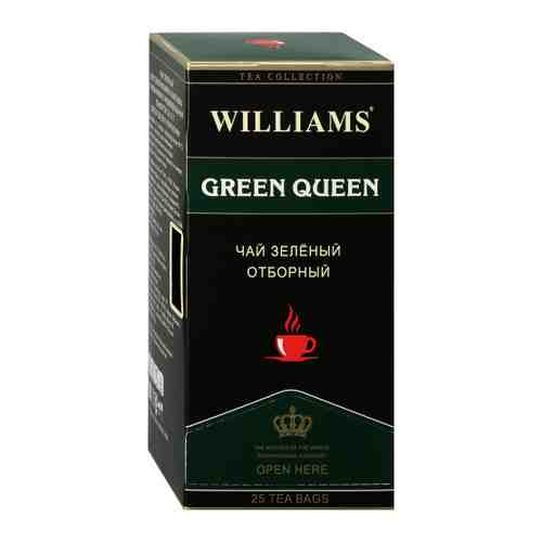 Чай Williams Green Queen зеленый 25 пакетиков по 2 г арт. 3459464