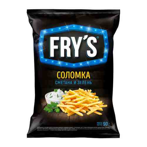Чипсы Fry’s картофельные соломка со сметаной и зеленью 90 г арт. 3440554
