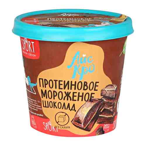 Мороженое АйсКро с протеином Шоколадное без сахара 75 г арт. 3396006