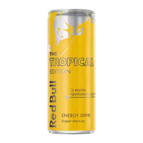 Энергетический напиток Red Bull Тропические фрукты газированный 0.25 л арт. 3305682