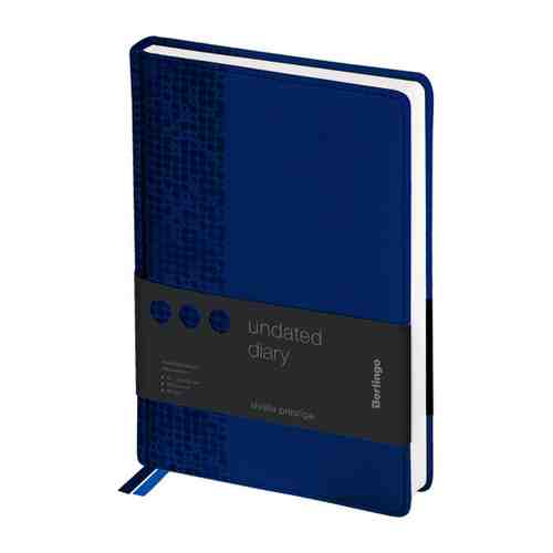 Ежедневник Berlingo Vivella Prestige А5 недатированный синий 160 листов арт. 3399620